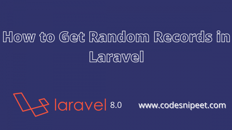 Read more about the article How to Get Random Records in Laravel