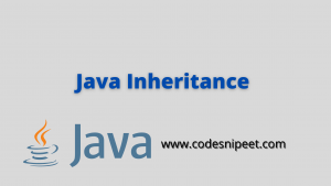 Read more about the article Java Inheritance