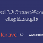 laravel generate slug example