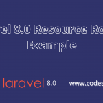 laravel resource routing example