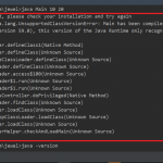 A JNI error has occurred, please check your installation and try again problem fix 2021