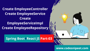 Read more about the article Spring Boot CRUD Example with Mysql React JS part-3
