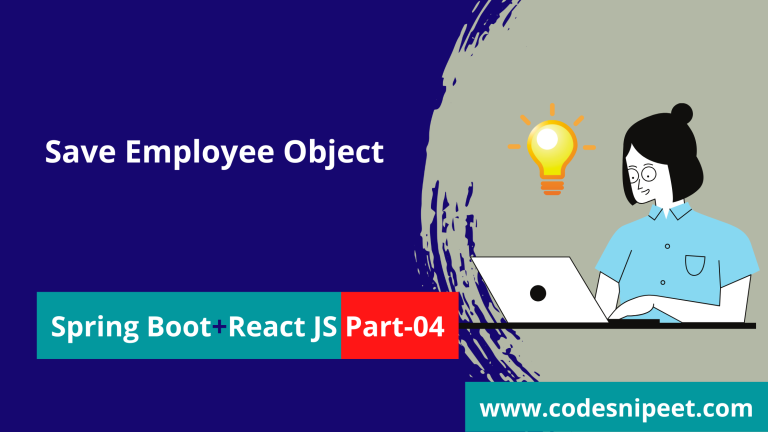 Read more about the article Spring Boot CRUD Example with Mysql React JS part-4